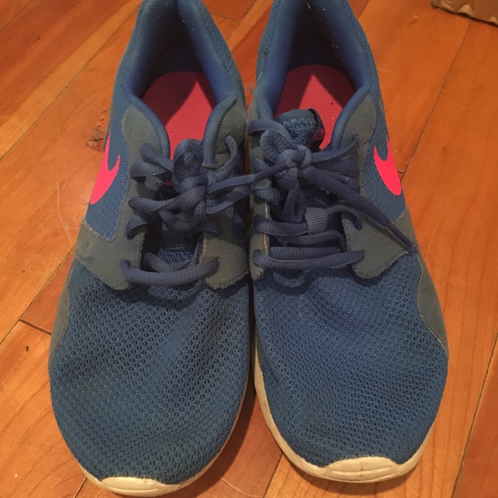 Blue and Pink Nike’s